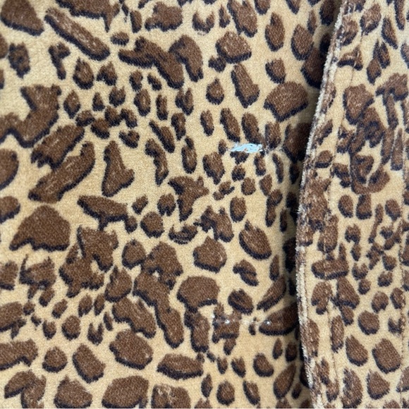 Jeanstar Leopard Print Cropped Jacket – Size Large‎ – NWT – Chic Wide Collar - Picture 11 of 11